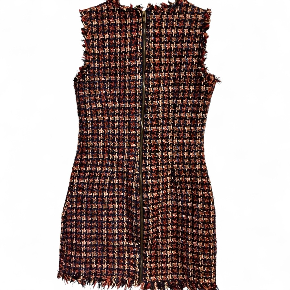 Fate Multicolor Tweed Mini Dress - Picture 3 of 10